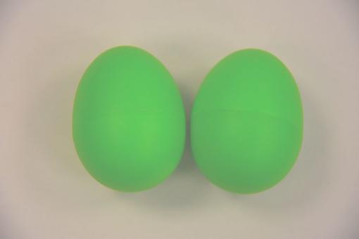 Egg Shaker - hellgrün, Paar 