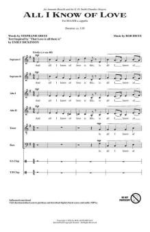 All I Know of Love Standard