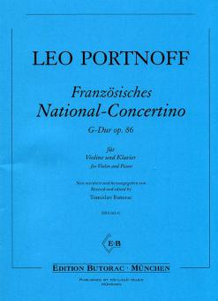 Concertino national français en sol majeur op. 86 