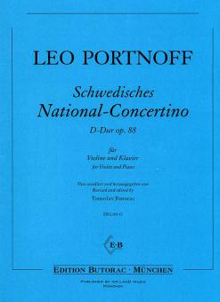 Concertino national suédois en sol majeur op. 88 