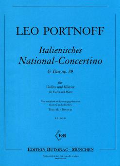 Concertino national italien en sol majeur op. 89 
