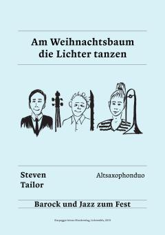 Am Weihnachtsbaum die Lichter tanzen 
