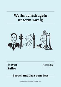 Weihnachtskugeln unterm Zweig 