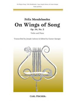 On Wings of Song op. 34/2 