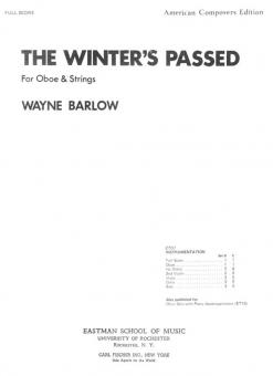The Winter's Passed 