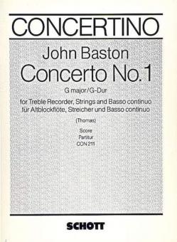 Concerto No. 1 G Major 