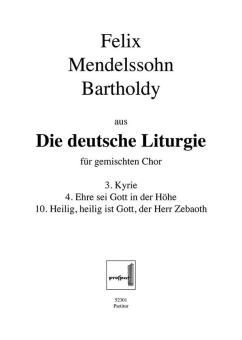 Die deutsche Liturgie Download
