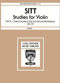 Studies For Violin Op. 32 Part 2 