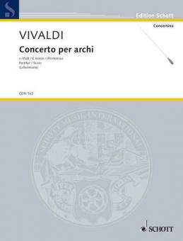 Concerto per archi PV 113 / RV 133 Standard