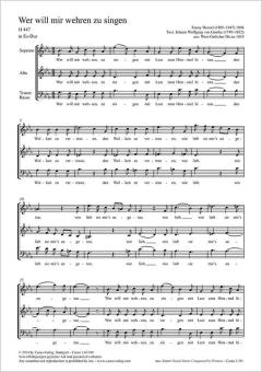 Qui m'empêchera de chanter H 447 Standard