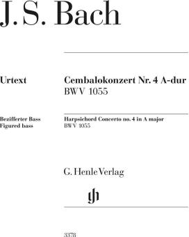 Bach Concerto pour clavecin no. 4 en la majeur BWV 1055 