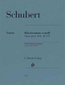 Sonate pour piano en mineur Opus post. 164 D 537 