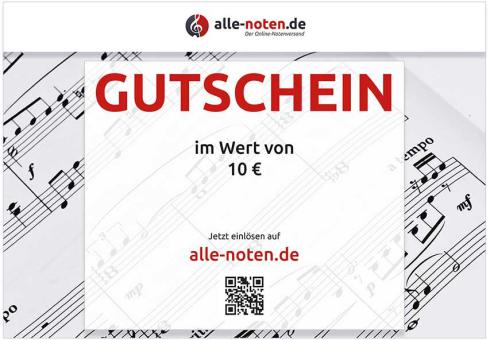Geschenkgutschein 10 Euro 