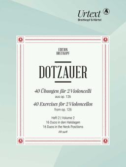 40 exercices pour 2 violoncelles de l'op. 126 - Volume 2 