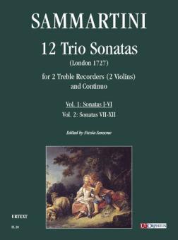 12 Sonates en trio 1 