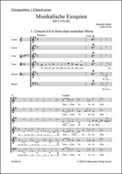 Exécutions musicales SWV 279-281 Standard