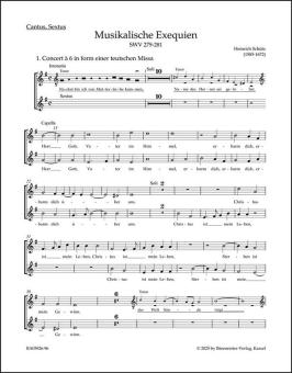 Exécutions musicales SWV 279-281 Standard