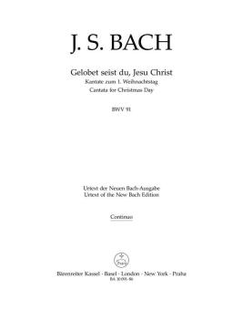 Loué sois-tu, Jésus-Christ BWV 91 