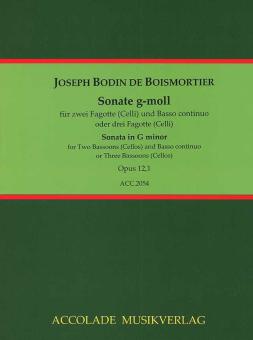 Sonate en sol mineur op. 12 n° 1 
