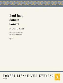 Sonate en ré majeur op. 15 Download