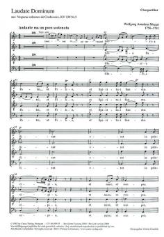 Laudate Dominum en fa majeur 