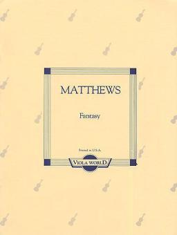Fantasy For Viola And Piano 