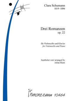 Trois romances op. 22 
