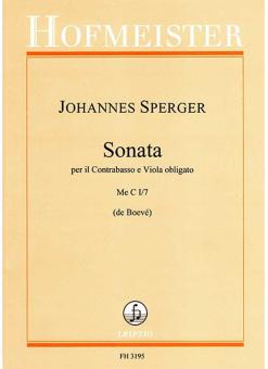 Sonate pour le contrebasson et la viole obligée 
