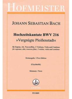 Cantate de mariage Vergnügte Pleißenstadt BWV 216 