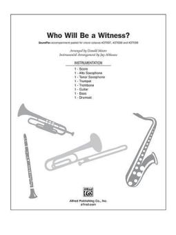 Who Will Be A Witness? 