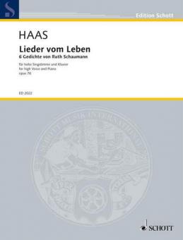 Lieder vom Leben op. 76 Standard