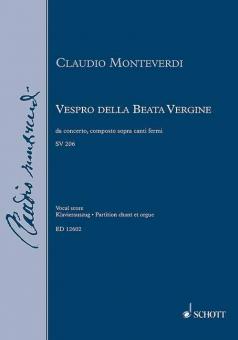 Vespro della Beata Vergine - Urtext-Ausgabe SV 206 Standard
