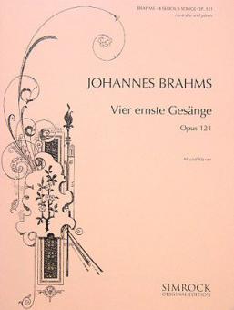 Quatre chants graves op. 121 