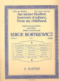 Souveniers d'enfance op. 14 