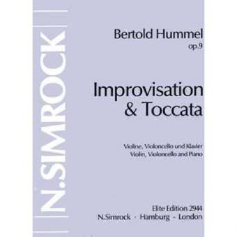 Improvisation And Toccata Op. 9 