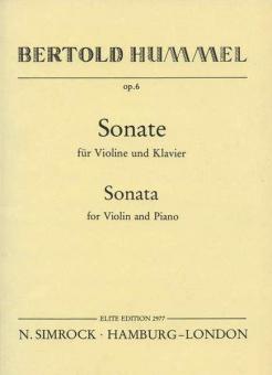 Sonata In G Op. 6 