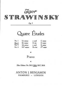 Four Studies Op. 7/2 No. 2 in D major 