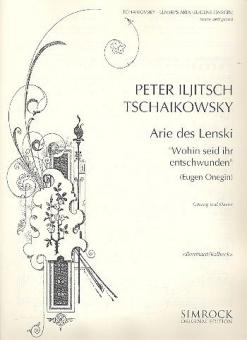 Lenski's Aria Op. 24 