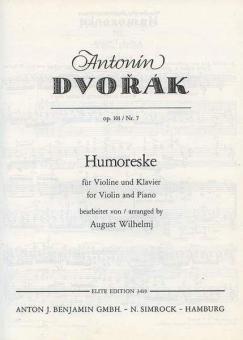 Humoresque In G Op. 101/7 
