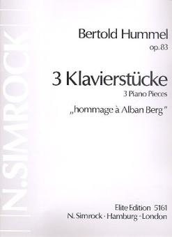 Three Piano Pieces 