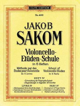Méthode par des Etudes pour Violoncelle Vol. 4 