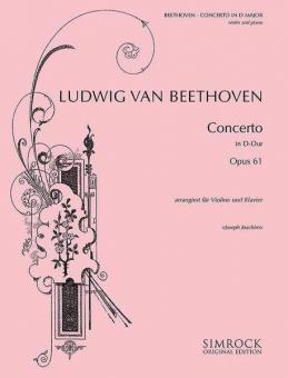 Violon Concert en Ré majeur op. 61 