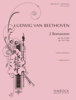 2 Romances Sol majeur et Fa majeur op. 40 / op. 50 