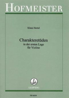 Charakteretüden in der 1. Lage 