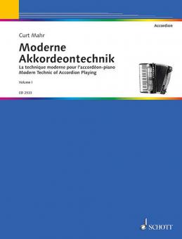 La technique moderne pour l'accordéon-piano Vol. 1 Standard
