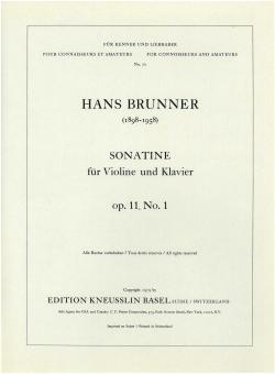 Sonatina Op. 11 No. 1 