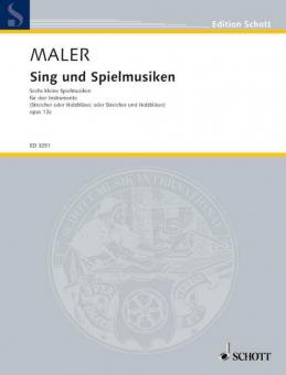 Sing- und Spielmusiken op. 13a Standard