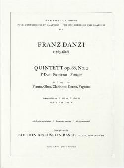 Quintett op. 68/2 F-Dur 
