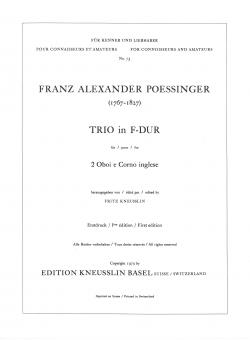 Trio en fa majeur 