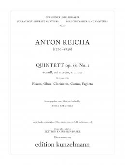 Quintette e-moll op. 88/1 